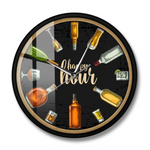 horloge_murale_cuisine_alcool_avec_cadran_noir