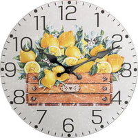 Horloge Cuisine </br> Citron