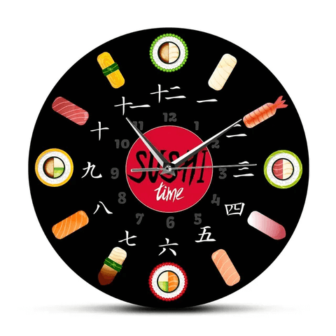 Horloge Cuisine </br> Sushi