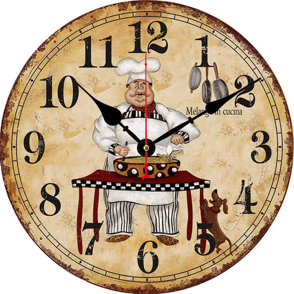 horloge-murale-cuisine-rustique