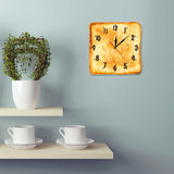 Horloge Murale Cuisine en forme de Tranche de Pain | Horloge Mania